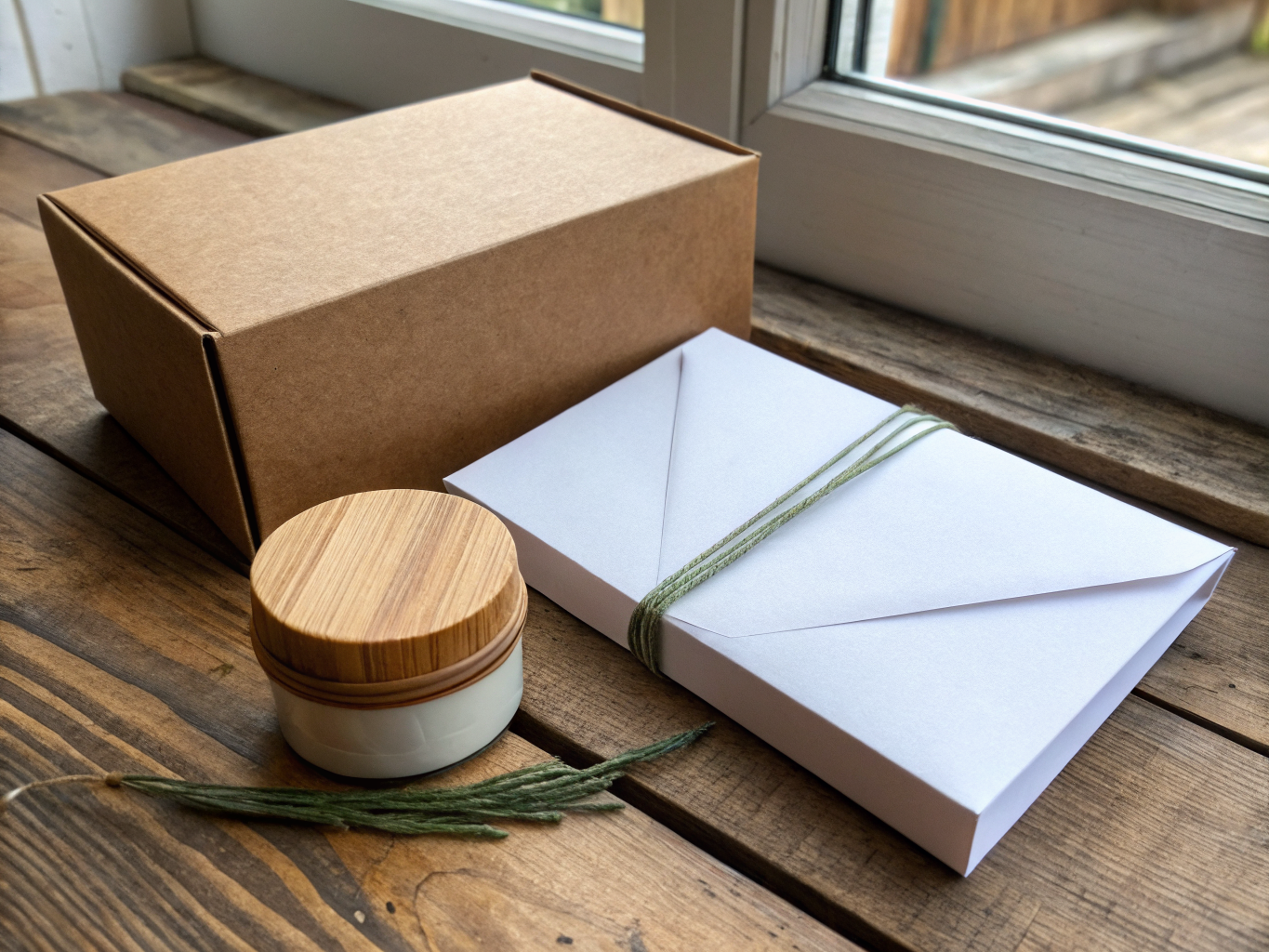 Eco-friendly craft delivery box containing preservative-free treats